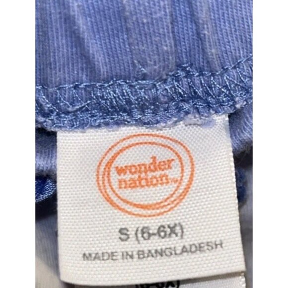 Wonder Nation Girls Tie Dye Pull On Shorts Blue Pink Size  S (6-6x) Drawstring. - Picture 4 of 6